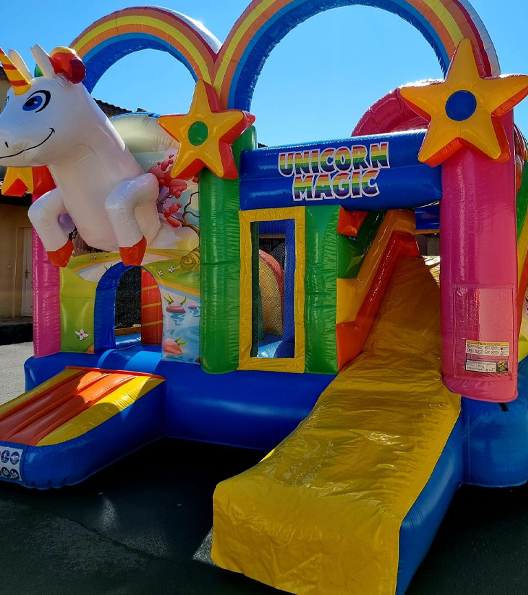 Structure gonflable Combo Licorne - vue 2